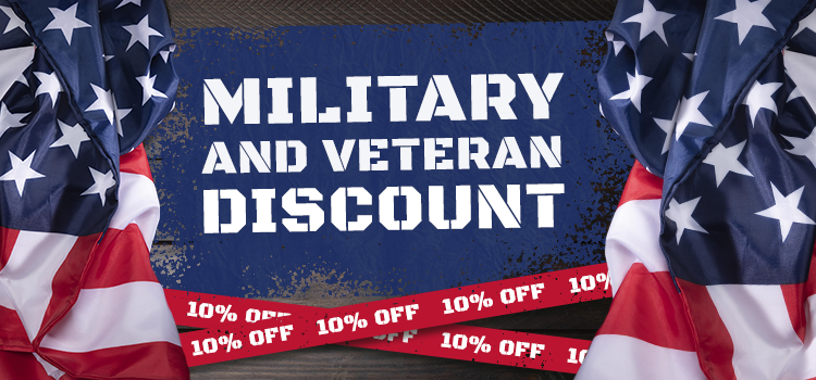Military and Veteran Discount