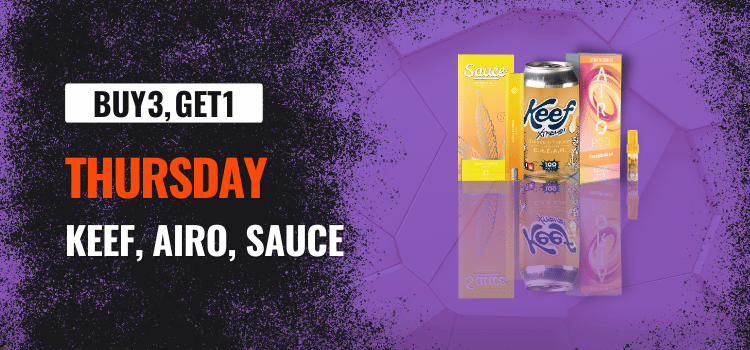 Buy 3 Get 1 Keef, Airo, Sauce August