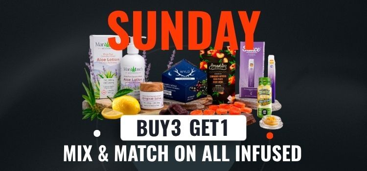 Sunday Buy 3, Get 1