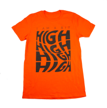 A Bit High Tee Shirt | Orange Size M