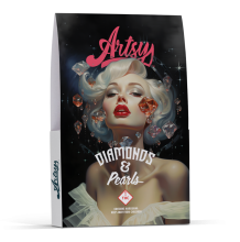 Artsy Cannabis Eighth Envelope | Diamonds & Pearls 3.5g Rec