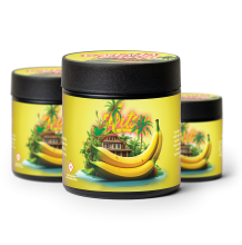 Artsy Cannabis Quarter Jar | Banana Bayou 7g Med