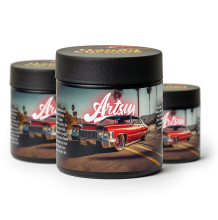 Artsy Cannabis Quarter Jar | Kandy Chrome 7g Rec