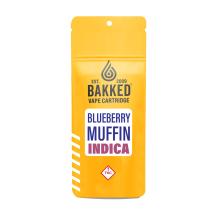 Bakked Formulated Vape Cartridges | Blueberry Muffin 1g Rec