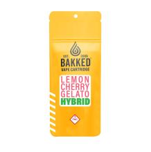 Bakked Formulated Vape Cartridges | Lemon Cherry Gelato 1g Rec