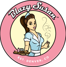 Blazy Susan | 1-1/4" Pink Papers