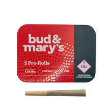 Bud & Marys Kief Infused Preroll 5 Pack | Blue Zkittlez 4g Rec