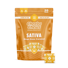 Cheeba Chews Wax Wrap | Caramel Sativa 1000mg Med