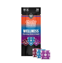 Cheeba Chews Wax Wrap | Wellness THCV CBG CBN 100mg Rec