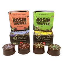 Crop Circle Chocolate Rosin Truffles | Orange Yuzu Zest 5-Pack 100mg