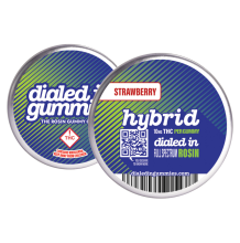 Dialed In Classic Rosin Gummies | Strawberry 100mg Rec