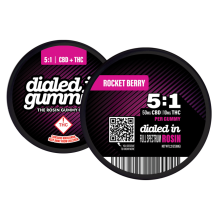 Dialed In Gummies | Rocket Berry 5:1 100mg Rec
