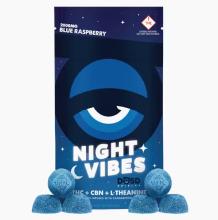 DOSD Nano Bites | Blue Raspberry Night Vibes 10:1 THC:CBN 2000mg Med