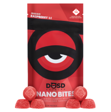 DOSD Nano Bites | Red Raspberry 1:1 THC:CBD 1000mg Med