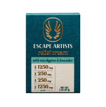 Escape Artists Relief Cream 1:1 THC 1250mg CBD | Eucalyptus with Lavender 1250mg Rec