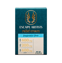 Escape Artists Relief Cream 2:1:2 | Fragrance-Free 400mg Rec