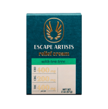 Escape Artists Relief Cream 2:1:2 | Tea Tree 400mg CBD 400mg Rec