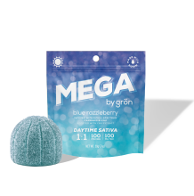 Gron Mega Pearls | Blue Razzleberry Daytime Sativa 100mg