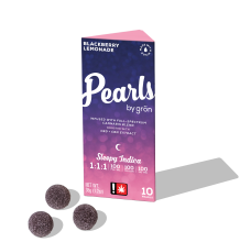 Gron Pearls | 1:1:1 Blackberry Lemonade Sleepy Indica 100mg