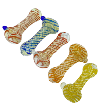 LuvBuds | 3.5" Fumed Swirl Pipe