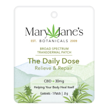 Mary Janes Medicinals Patch CBD | The Daily Dose  Rec