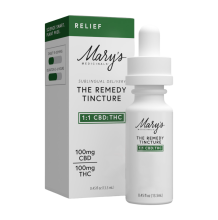 Marys Medicinals Remedy Tincture 1:1 | CBD:THC 100mg Rec