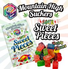 Mountain High Sweet Pieces | Assorted Sour 100mg Rec