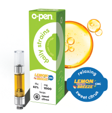 O.Pen Daily Strains Cartridge | Lemon Cherry Breeze CBG 1:1 1g Rec
