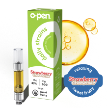 O.Pen Daily Strains Cartridge | Strawberry Cheesecake .5g Rec