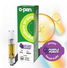 O.Pen Signature Strains Live Resin Cartridge | Purple Punch 1g Med