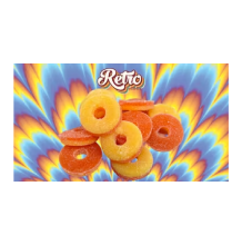 Retro Vibes Rings | Peach 2000mg Med