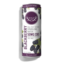 Wyld CBD Sparkling Water | Blackberry 50mg