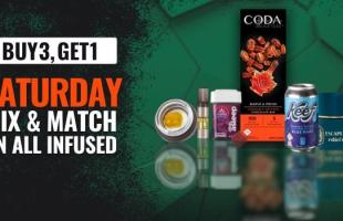 Buy 3, Get 1 Saturday 