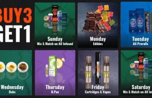 Buy 3, Get 1 April Deal