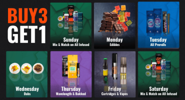 Buy 3 Get 1 - every day a new deal