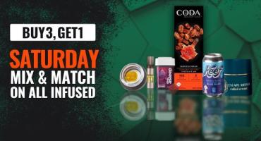 Buy 3, Get 1 Saturday 