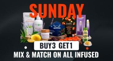 Sunday Buy 3, Get 1